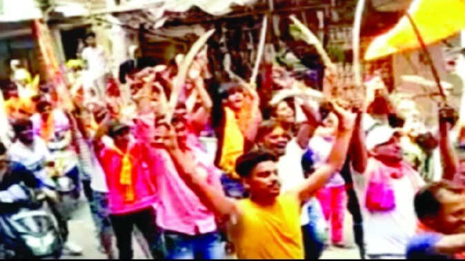 delhi jahangirpuri violence bajrang dal