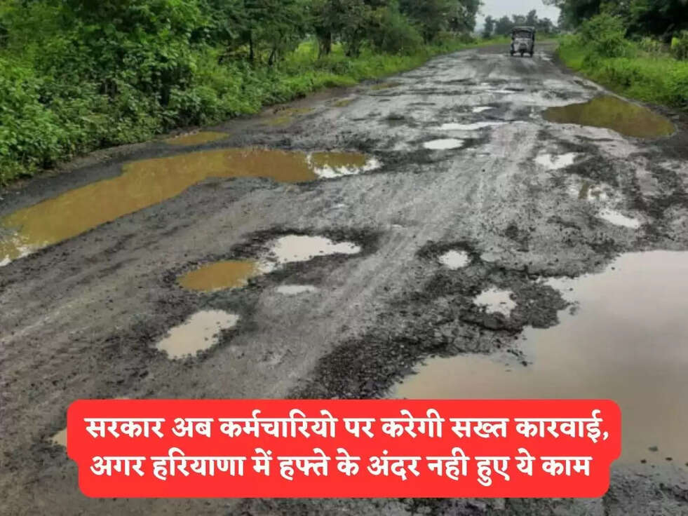 Haryana News : सरकार अब कर्मचारियो पर करेगी सख्त कारवाई, अगर हरियाणा में&nbsp;हफ्ते के अंदर नही हुए ये काम&nbsp;