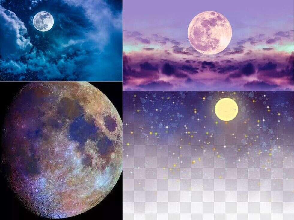 moon all colour