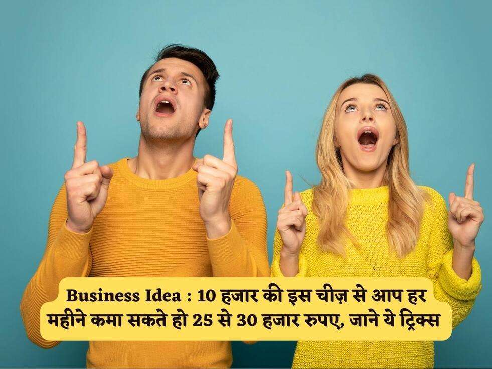 Business Idea : 10 हजार की इस चीज़ से आप हर महीने कमा सकते हो 25 से 30 हजार रुपए, जाने ये ट्रिक्स&nbsp;