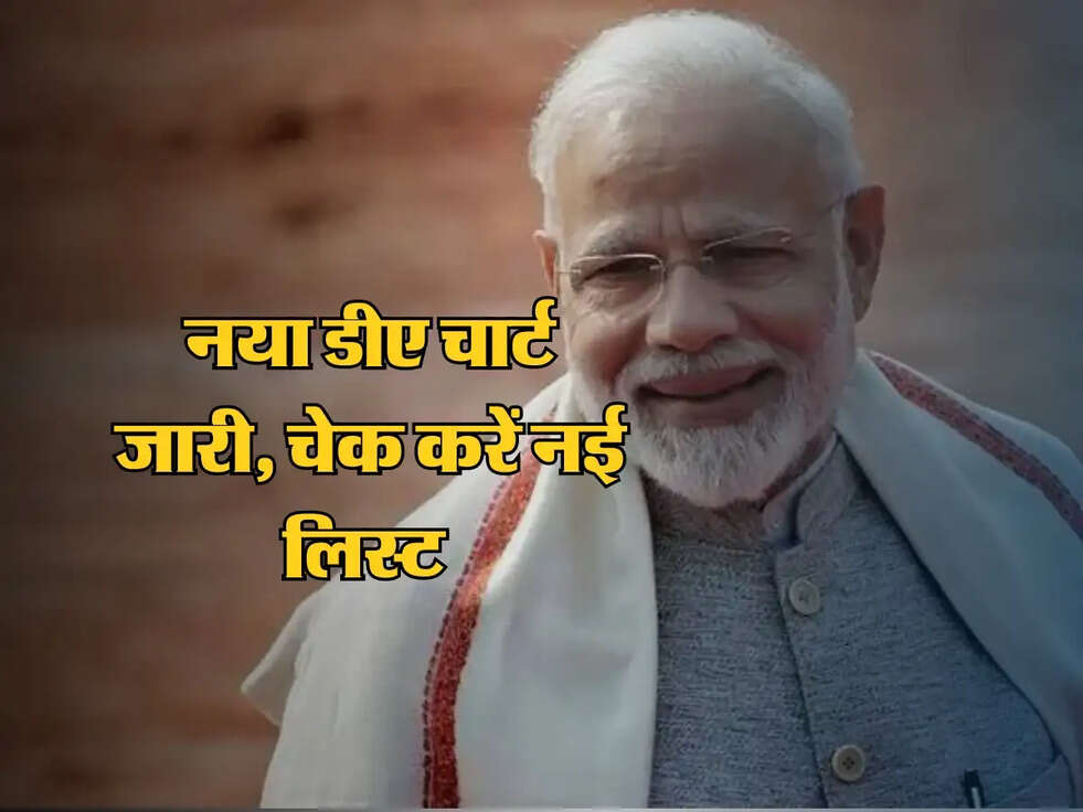 New Pay Commission : नया डीए चार्ट जारी, चेक करें नई लिस्ट 