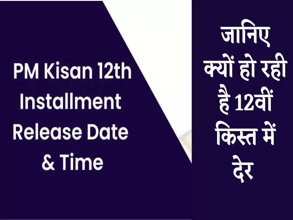 PM Kisan Yojana: पीएम किसान योजना पर लेटेस्ट अपडेट, जानिए क्यों हो रही है 12वीं किस्त में देर&nbsp;