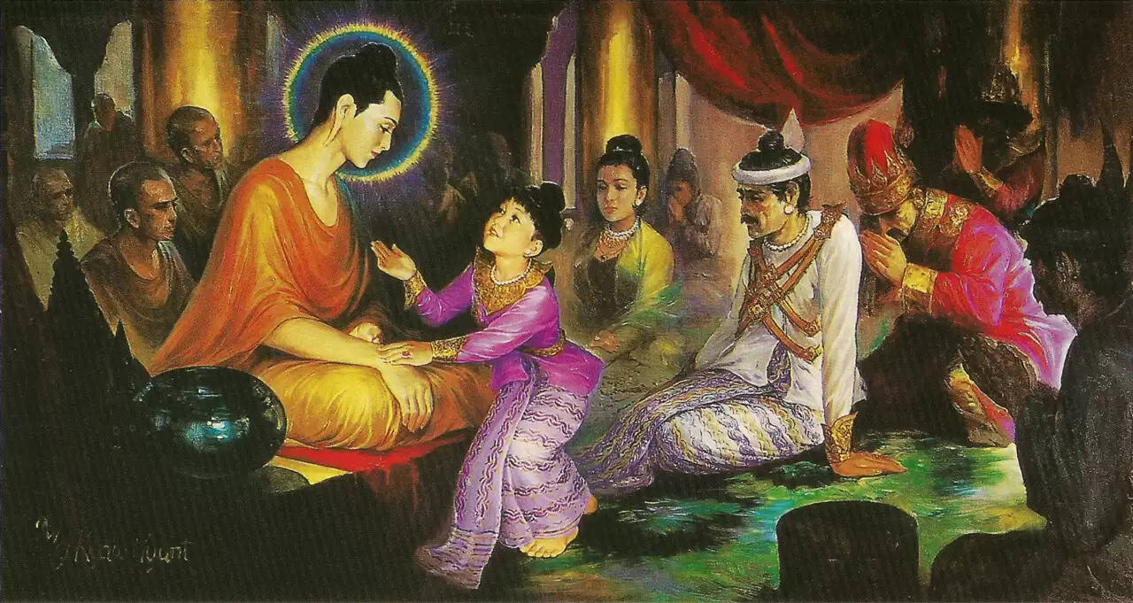 Buddha and Prince Rahul
